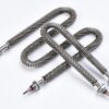 Calentador tubular con aletas